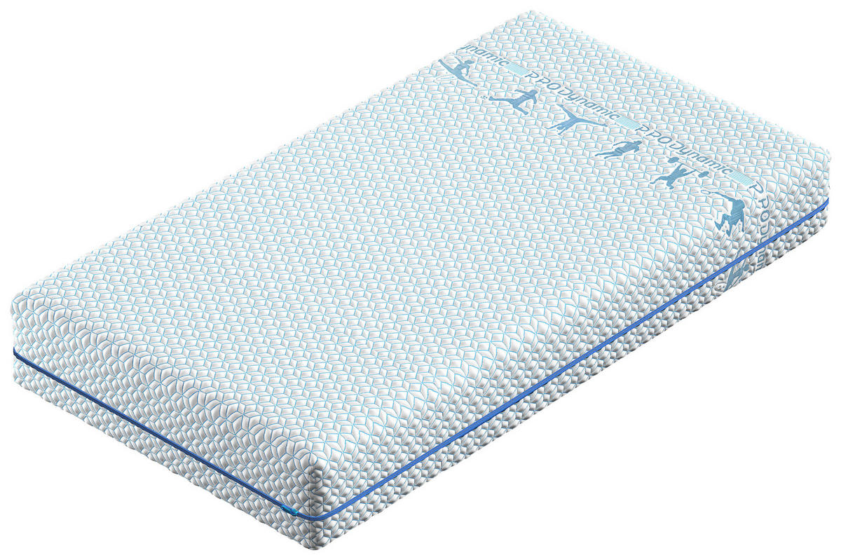 WENDEMATRATZE 200/200 cm, Höhe ca.: 20 cm, H3 + H4 = fest + sehr fest, 7-Zonen - Weiß, Basics, Textil (200/200cm) - Chameo