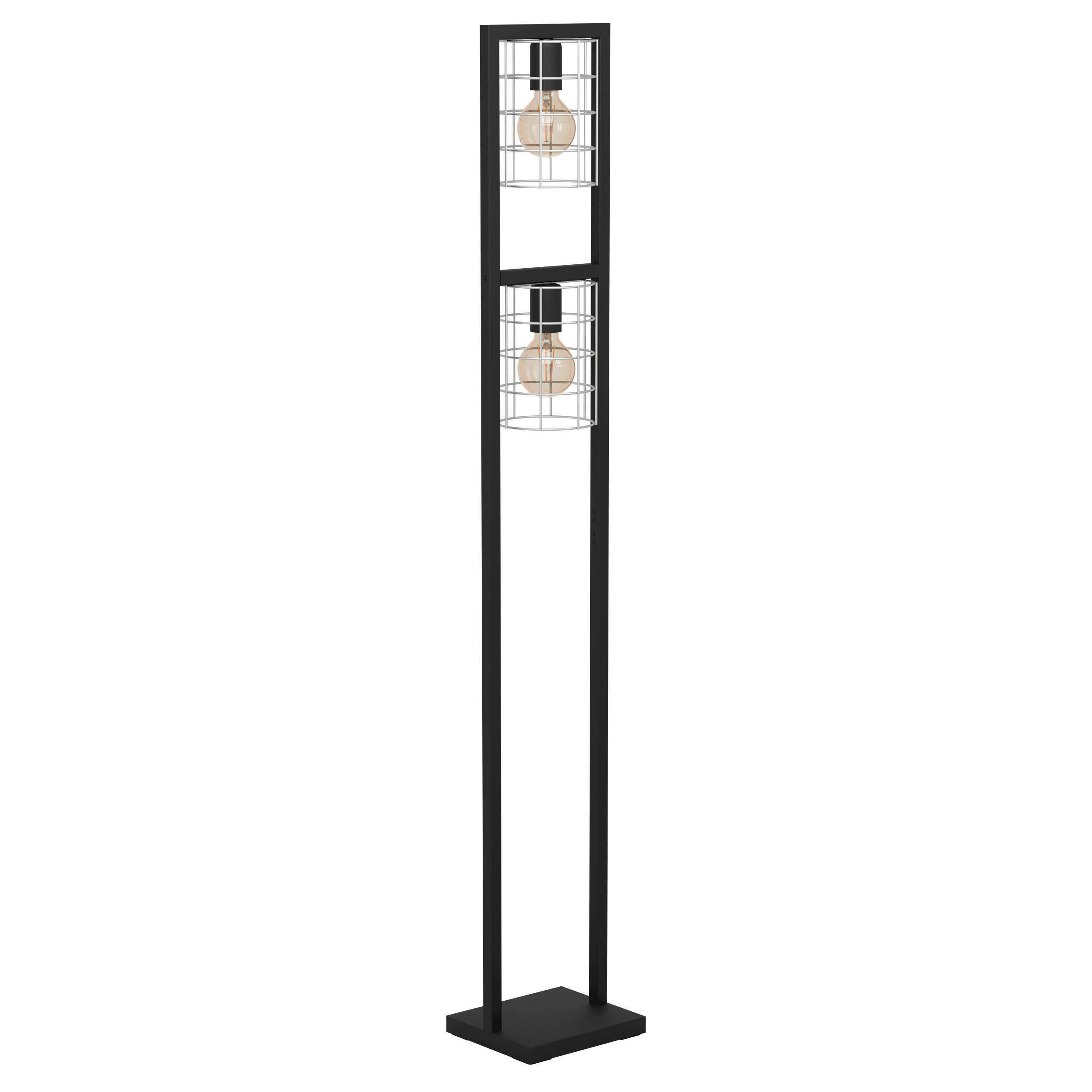 GOLVLAMPA 22/14,5/145,5 cm    - svart, Design, metall (22/14,5/145,5cm) - Eglo