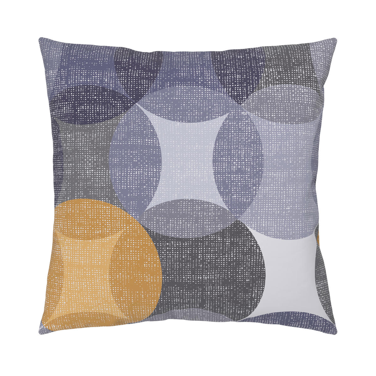 BETTWÄSCHE Biber, Flanell 135/200 cm  - Anthrazit/Gelb, Textil (135/200cm) - Novel