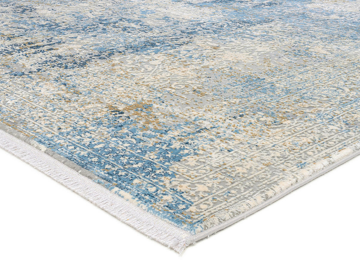 WEBTEPPICH 200/290 cm Avignon Blau, Grau  - Blau/Grau, Design, Textil (200/290cm) - Dieter Knoll