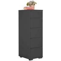 KOMMODE  in 40,1/120/48 cm  - Anthrazit, Design, Holzwerkstoff/Kunststoff (40,1/120/48cm) - Carryhome