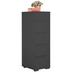 KOMMODE  in 40,1/120/48 cm  - Anthrazit, Design, Holzwerkstoff/Kunststoff (40,1/120/48cm) - Carryhome