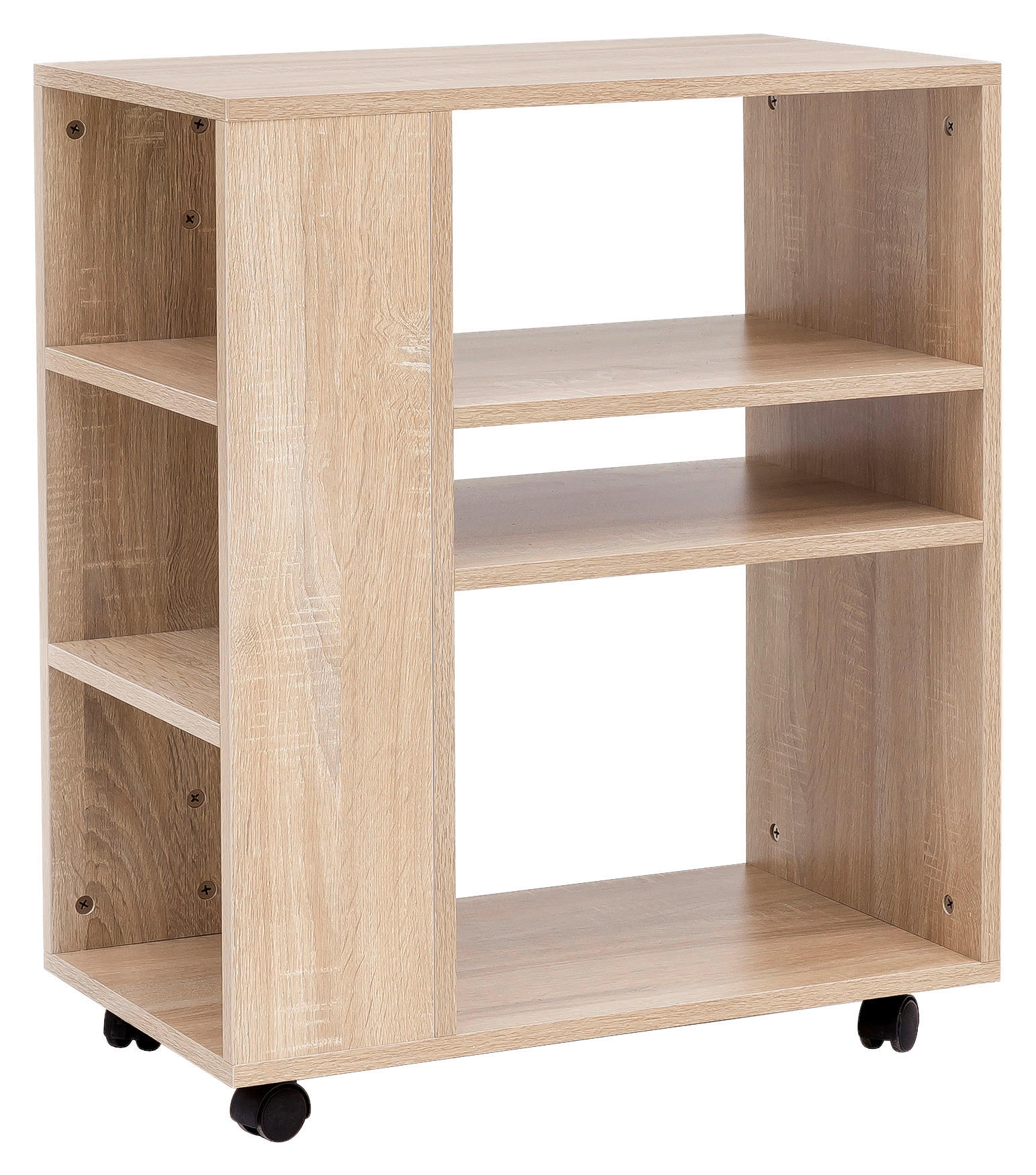 BEISTELLREGAL 60/75/35 cm  - Eichefarben, KONVENTIONELL, Holzwerkstoff/Kunststoff (60/75/35cm) - MID.YOU