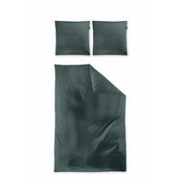 BETTWÄSCHE 3-teilig Makosatin 240/220 cm  - Grün, KONVENTIONELL, Textil (240/220cm) - Irisette