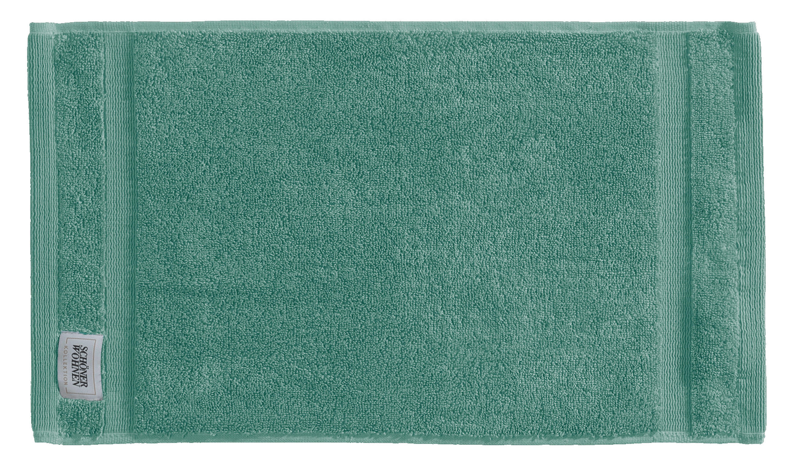 GÄSTETUCH SW-Cuddly Grün, Mintgrün, Pastellgrün, Salbeigrün  - Salbeigrün/Pastellgrün, Basics, Textil (30/50cm) - Schöner Wohnen