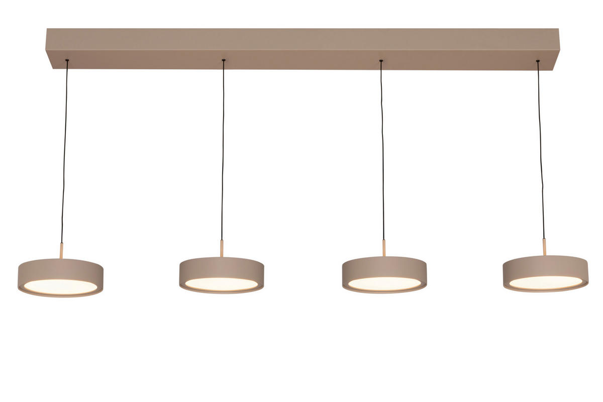 LED FÜGGŐLÁMPA 118/17,5/180 cm  - homok, Design, fém (118/17,5/180cm) - Dieter Knoll