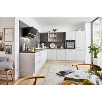 KUCHYŇA NA MIERU UMANI - čierna/sivá, Design, kompozitné drevo - Novel