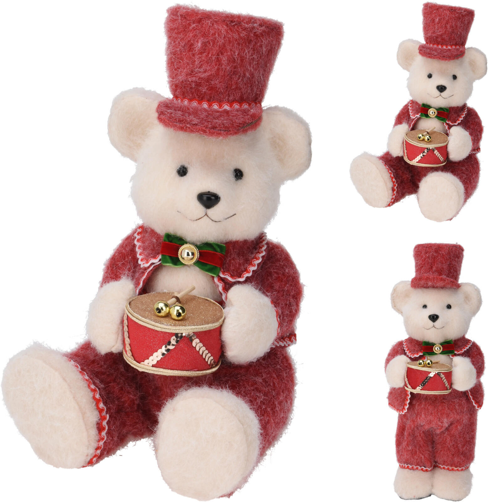 VÁNOČNÍ FIGURKA - vícebarevná, Basics, plast (17/22/41cm)