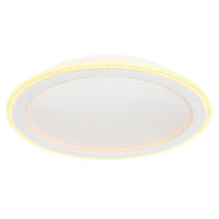 LED-DECKENLEUCHTE 40/5 cm   - Opal/Weiß, Trend, Kunststoff/Metall (40/5cm) - Globo