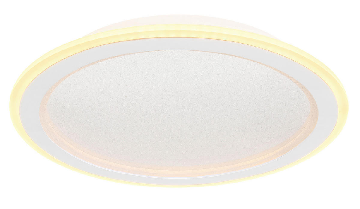 LED-DECKENLEUCHTE 40/5 cm   - Opal/Weiß, Trend, Kunststoff/Metall (40/5cm) - Globo