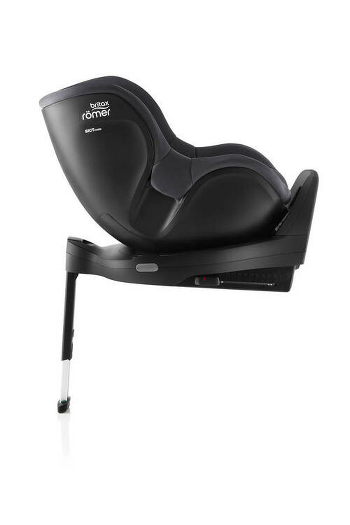 REBOARDER-KINDERSITZ Dualfix Pro  - Dunkelgrau/Grau, Basics, Textil (44/48/74cm) - Britax Römer