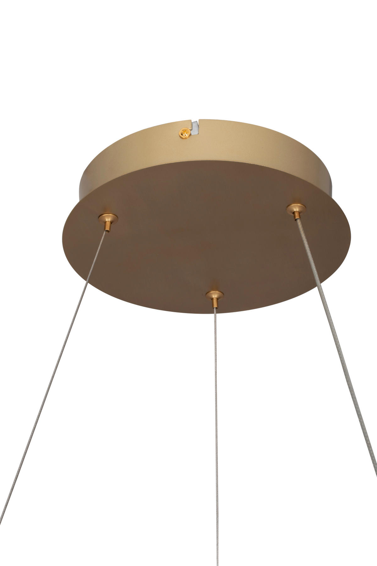 LED-HÄNGELEUCHTE 60/150 cm   - Goldfarben, Design, Metall (60/150cm) - Glandor