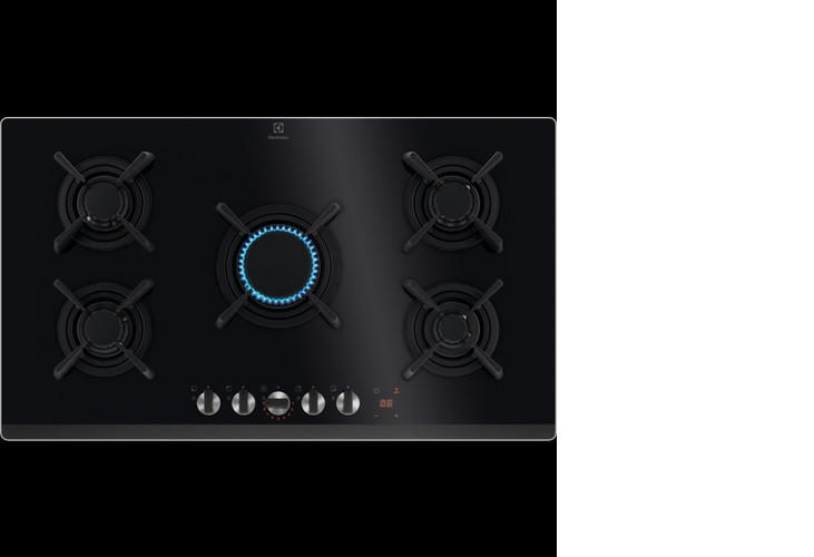 PLITĂ PE GAZ - negru, Modern - Electrolux