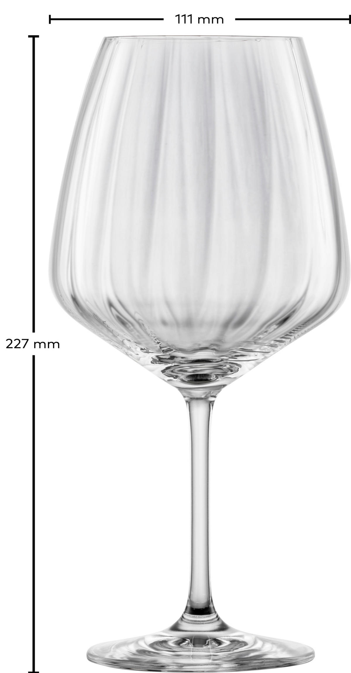 GLÄSERSET Blossom  4-teilig  - Transparent, Design, Glas (11,1/22,7cm) - Schott Zwiesel