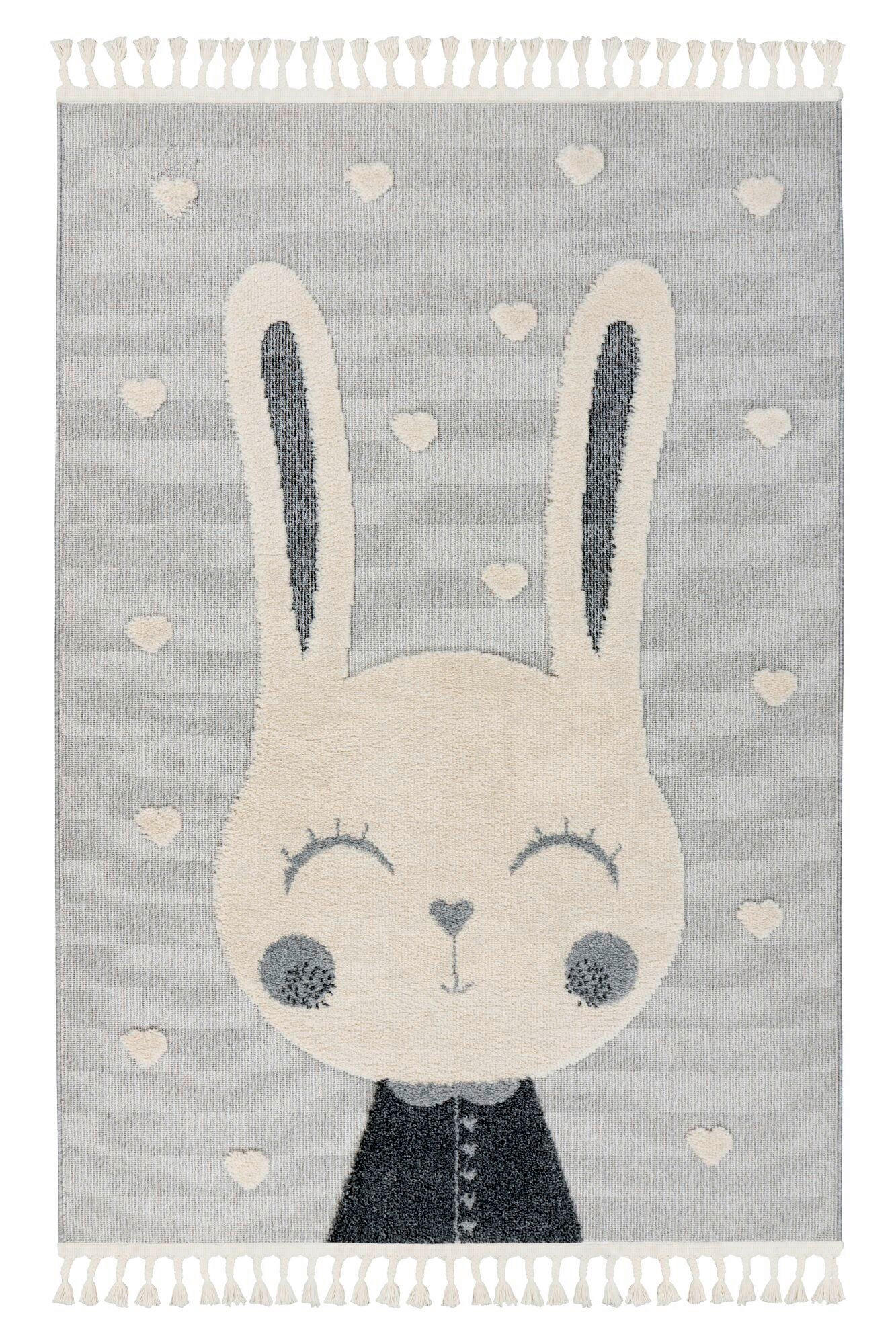 FLACHWEBETEPPICH 160/230 cm Grau rechteckig  - Grau, Basics, Textil (160/230cm) - Kayoom