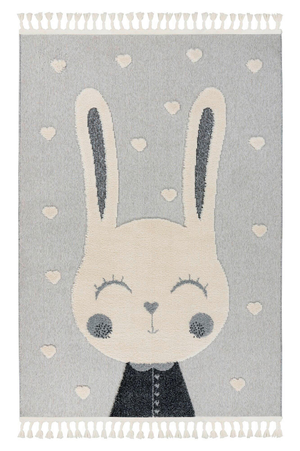 FLACHWEBETEPPICH 160/230 cm Grau rechteckig  - Grau, Basics, Textil (160/230cm) - Kayoom