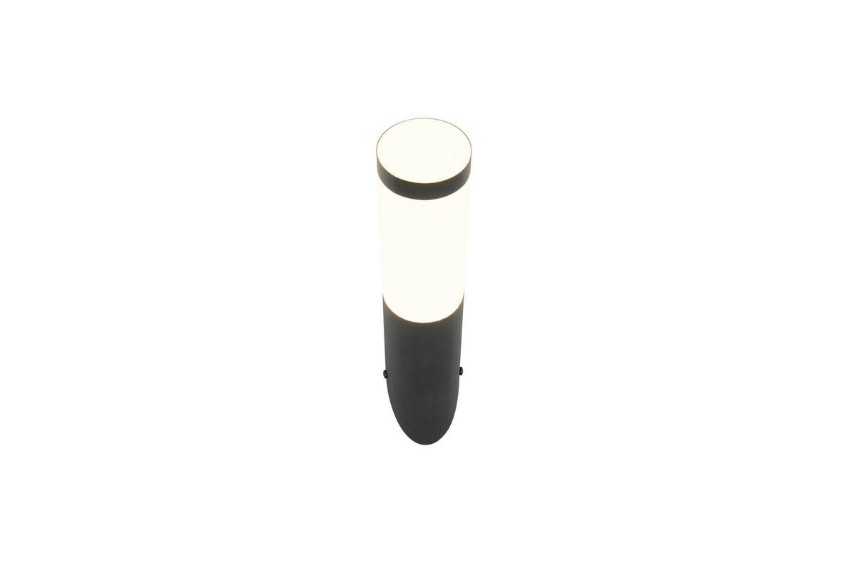 VÄGGLAMPA FÖR UTOMHUS - vit/svart, Design, metall/plast (7,5/17/39cm) - Trio Leuchten