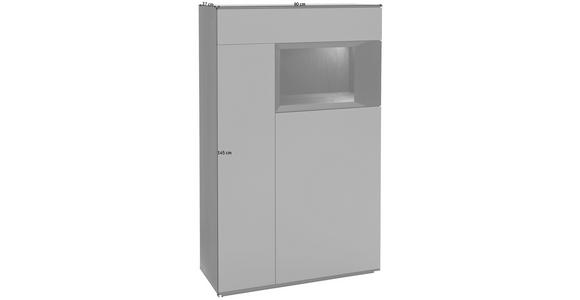 HIGHBOARD 90/145/37 cm - Titanfarben/Nussbaumfarben, Design, Holz/Holzwerkstoff (90/145/37cm) - Dieter Knoll