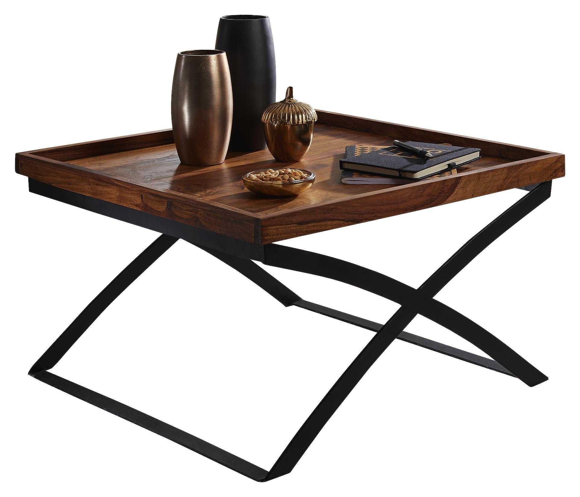 Couchtisch in Holz 63/63/39 cm