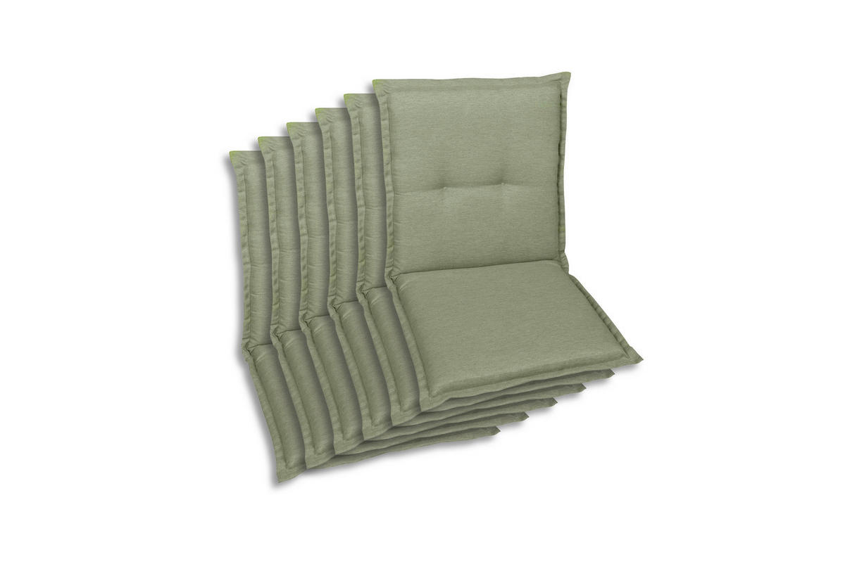 SESSELAUFLAGENSET Uni  - Hellgrün, Basics, Textil (50/7/100cm)