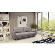 SCHLAFSOFA Webstoff Greige  - Greige/Buchefarben, KONVENTIONELL, Holz/Textil (220/90/95cm) - Carryhome