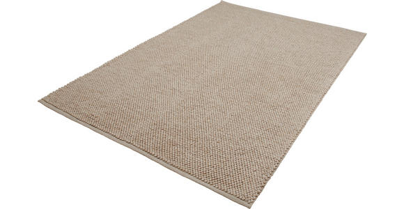 HANDWEBTEPPICH 90/160 cm Creme  - Creme, Natur, Textil (90/160cm) - Linea Natura