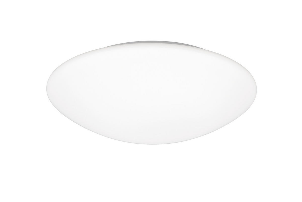DECKENLEUCHTE  41/12,5 cm    - Weiss, Basics, Glas (41/12,5cm) - Novel