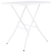 GARTENKLAPPTISCH 70/50/73 cm Metall rechteckig  - Weiß, KONVENTIONELL, Metall (70/50/73cm) - FIAM