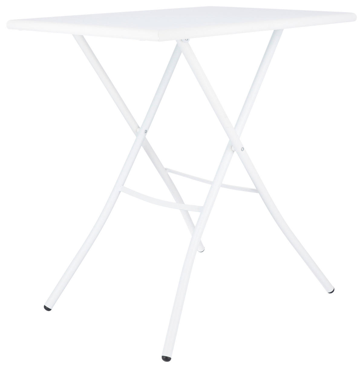 GARTENKLAPPTISCH 70/50/73 cm Metall rechteckig  - Weiß, KONVENTIONELL, Metall (70/50/73cm) - FIAM