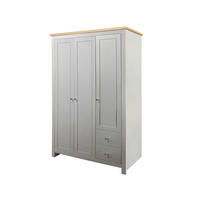 GARDEROBENSCHRANK Emerald  in 112/180/52 cm  - Eichefarben/Grau, Design, Holzwerkstoff/Metall (112/180/52cm) - MID.YOU