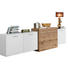 SIDEBOARD 246,4/90,6/51,9 cm - Eichefarben/Alufarben, Design, Holz/Holzwerkstoff (246,4/90,6/51,9cm) - Ambiente by Hülsta SIDEBOARD 246,4/90,6/51,9 cm - Eichefarben/Alufarben, Design, Holz/Holzwerkstoff (246,4/90,6/51,9cm) - Ambiente by Hülsta