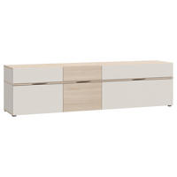 TV-ELEMENT - Sandfarben/Eichefarben, Natur, Holzwerkstoff (189,6/50/41cm) - Ti'me