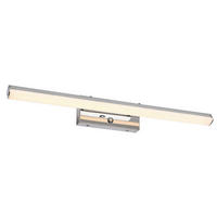 ZIDNA LAMPA ZA KUPATILO - boja hroma/bela, Osnovno, metal/plastika (63/10.5cm)