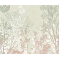 NON WOVEN-TAPET 300/250 cm  - röd/grön, Basics (300/250cm) - Komar