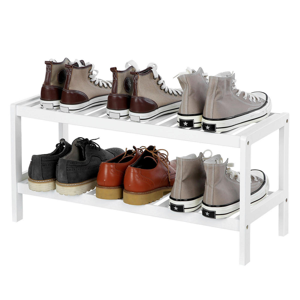 SCHUHREGAL 70/33/26 cm  - Weiß, Trend, Holz (70/33/26cm) - Boxxx