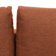 ECKSOFA in Flachgewebe Rostfarben - Rostfarben/Eiche Wotan, KONVENTIONELL, Holz/Textil (255/157cm) - Carryhome
