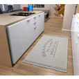 KÜCHENLÄUFER 92/150 cm Cucina Creme, Grau  - Creme/Grau, Design, Kunststoff (92/150cm) - Esposa