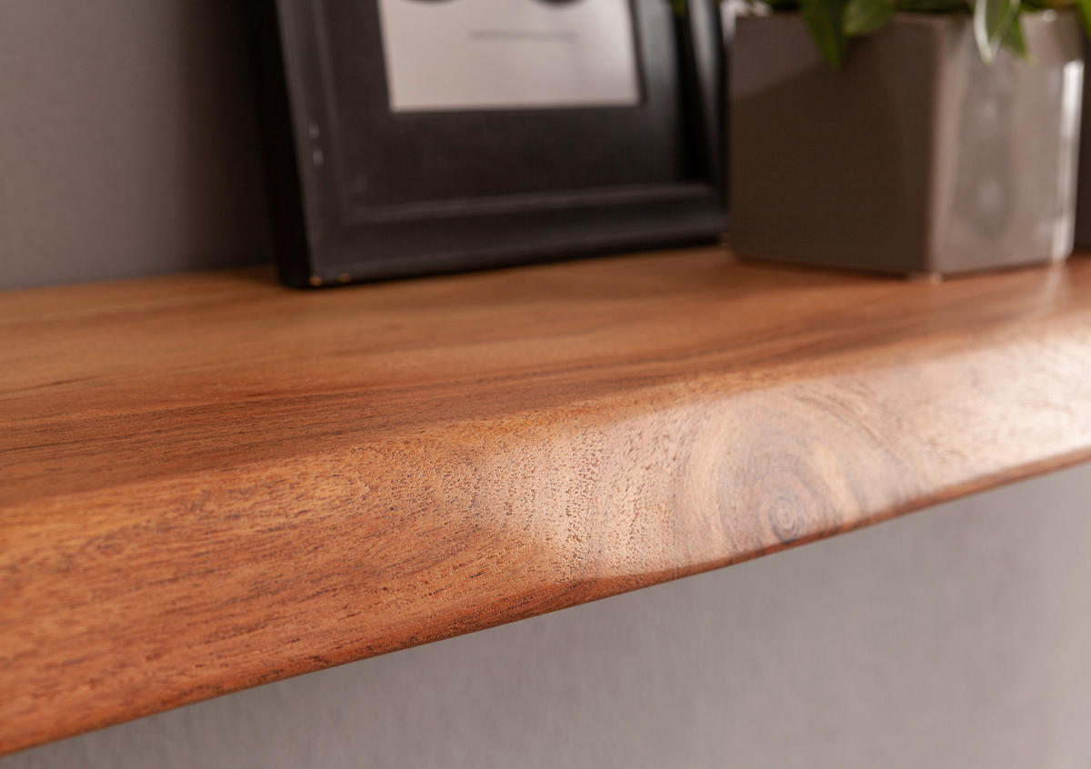 WANDREGAL 80/4/25 cm  - Akaziefarben, Modern, Holz (80/4/25cm) - MID.YOU