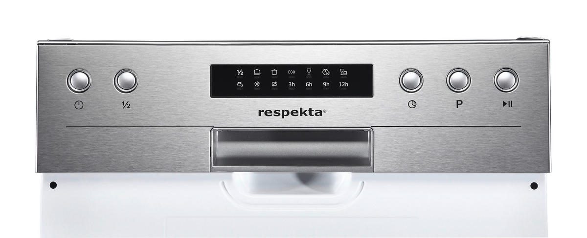 GESCHIRRSPÜLER GSP45TIDM  - Weiß/Grau, Trend, Kunststoff/Metall (44/81,5/57cm) - Respekta