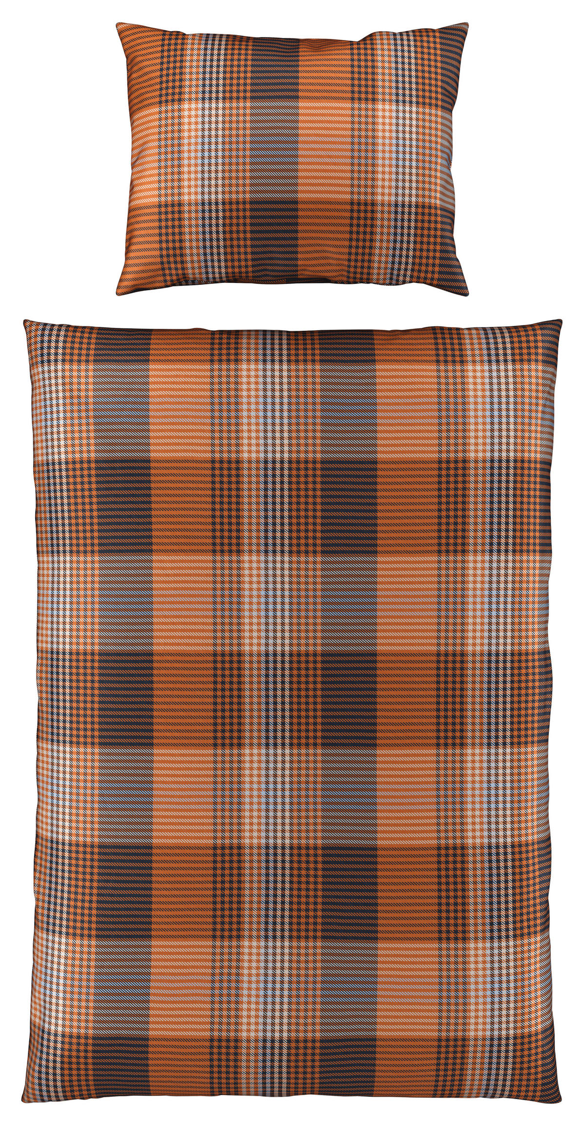 POVLEČENÍ, satén, tmavě modrá, koňaková, 140/200 cm - koňaková/tmavě modrá, Basics, textil (140/200cm) - Novel