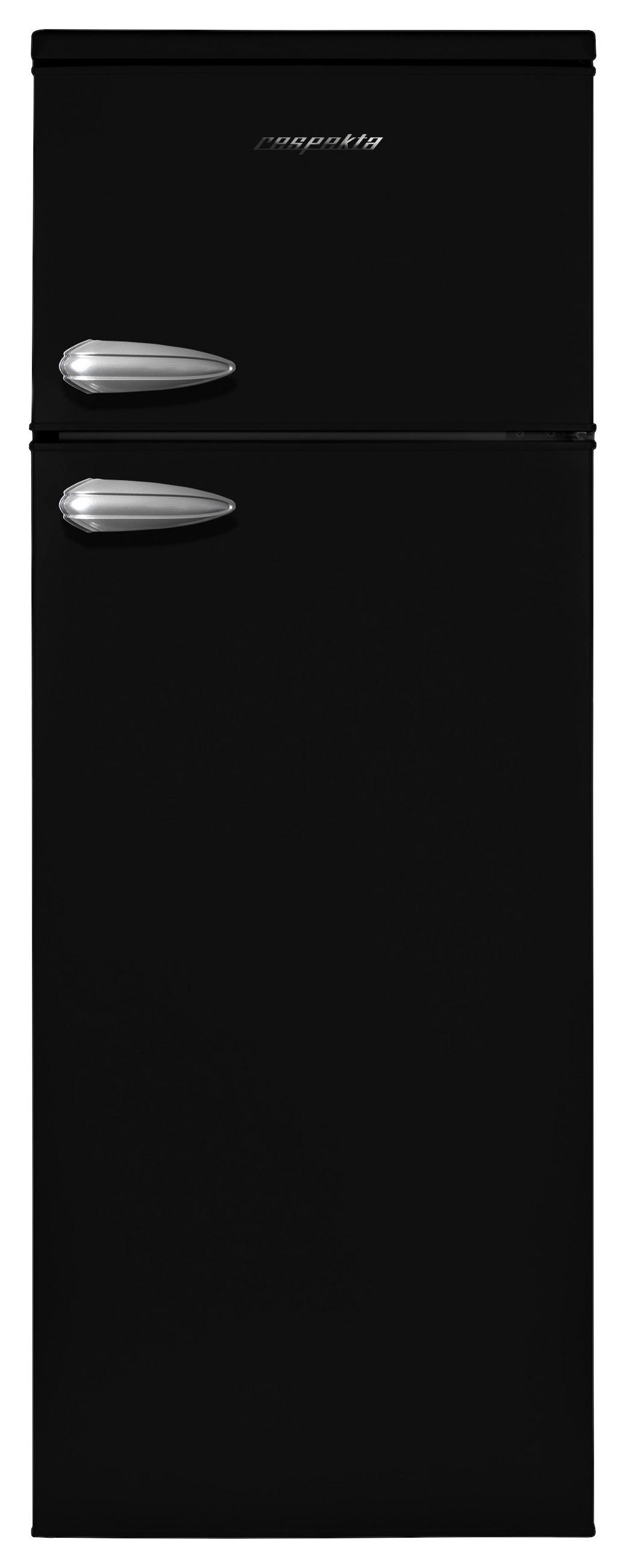 KÜHL-GEFRIER-KOMBINATION 54/145/57 cm KS144VS  - Schwarz, Trend, Glas/Kunststoff (54/145/57cm) - Respekta