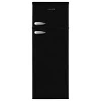 KÜHL-GEFRIER-KOMBINATION 54/145/57 cm KS144VS  - Schwarz, Trend, Glas/Kunststoff (54/145/57cm) - Respekta