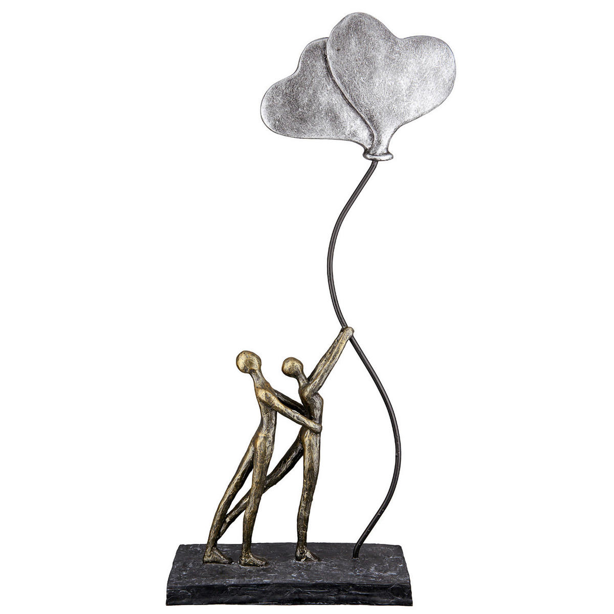 SKULPTUR - Bronzefarben, LIFESTYLE, Kunststoff (20/48/7.5cm)