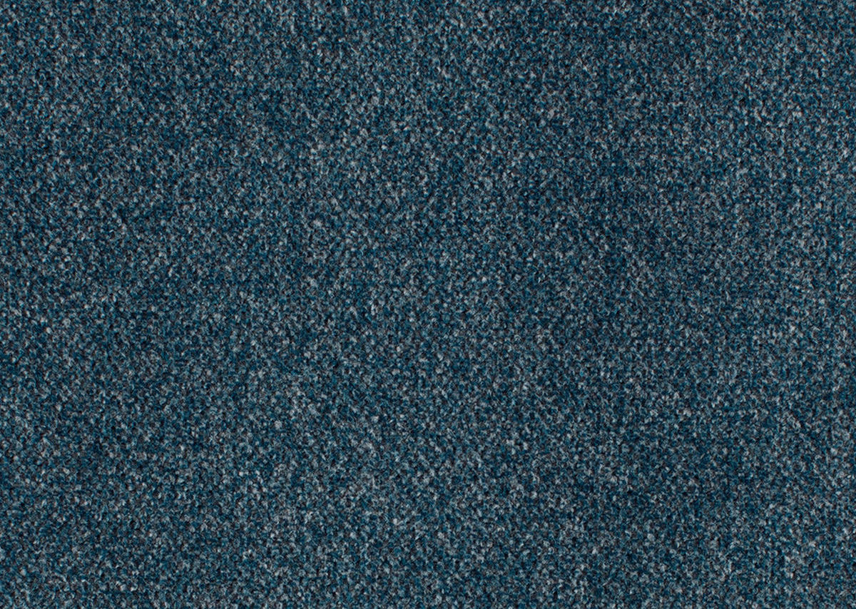 WOHNLANDSCHAFT in Chenille Blau  - Blau/Alufarben, KONVENTIONELL, Kunststoff/Textil (158/322/236cm) - Sedda