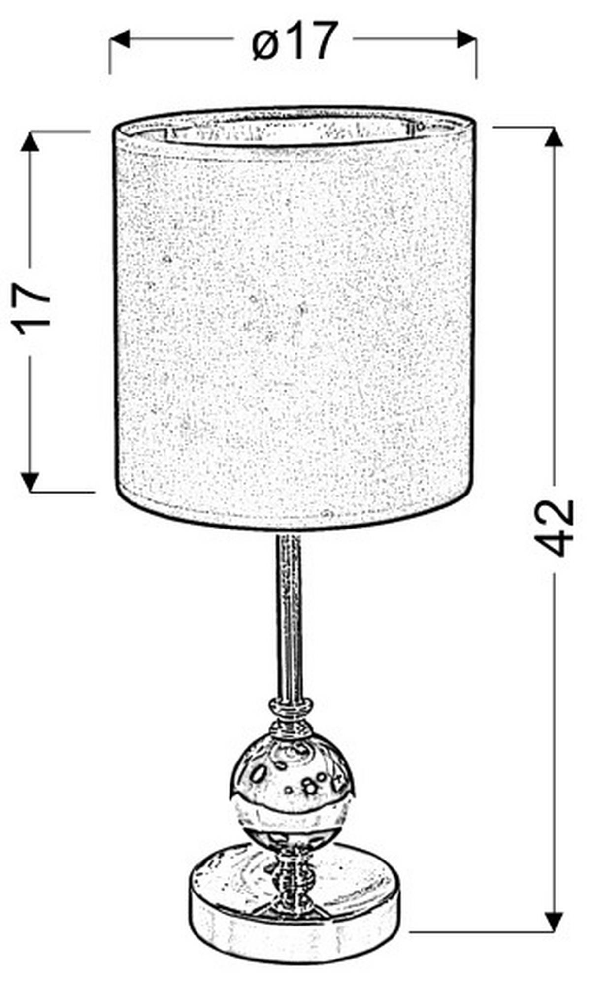 BORDSLAMPA 17/17/42 cm   - Basics, metall (17/17/42cm)