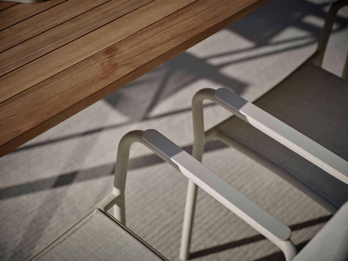 STAPELSESSEL Aluminium Greige  - Greige, Basics, Textil/Metall (59/89/61cm) - Stern