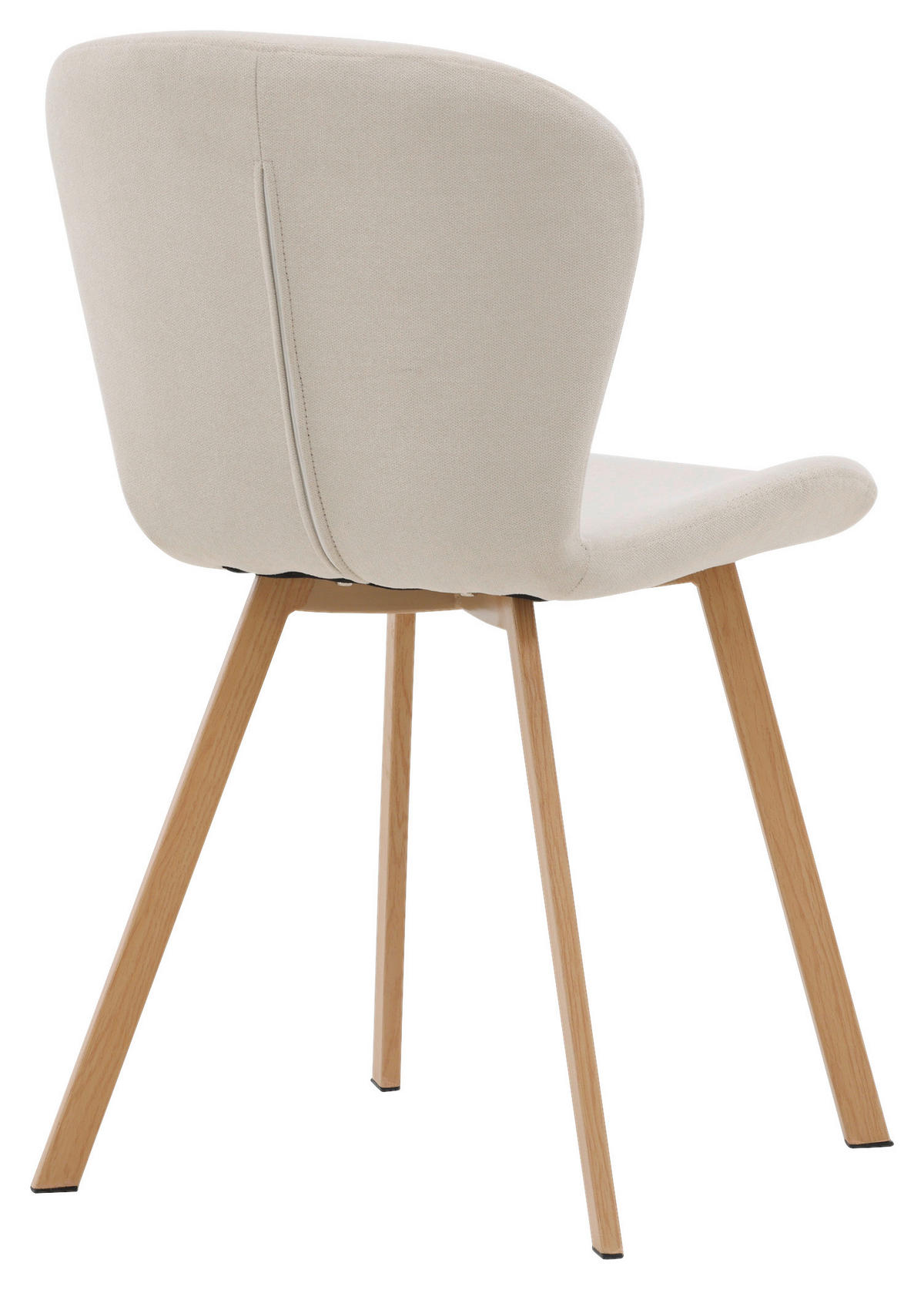 STOLSET 2 styck stål textilväv  - beige/ljusbrun, Design, metall/textil (48/80/50cm) - Livetastic