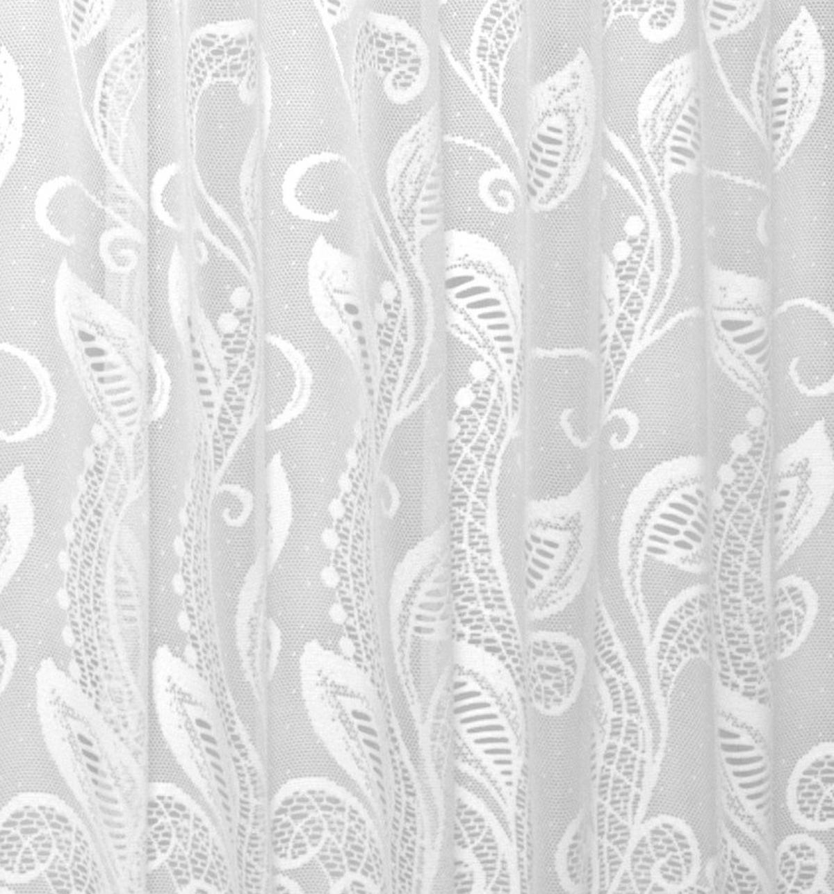 FERTIGSTORE  halbtransparent  500/145 cm   - Weiß, KONVENTIONELL, Textil (500/145cm)