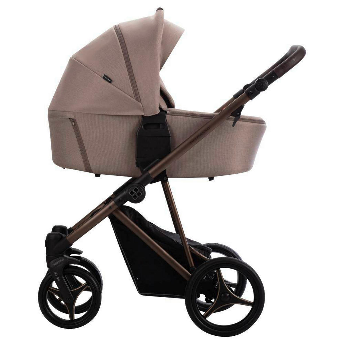 DJEČJA KOLICA   - bež/mokka, Basics, metal/tekstil (99cm) - Bebetto