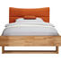 BETT 120/200 cm in Orange, Buchefarben - Buchefarben/Orange, Natur, Holz/Textil (120/200cm) - Linea Natura BETT 120/200 cm in Orange, Buchefarben - Buchefarben/Orange, Natur, Holz/Textil (120/200cm) - Linea Natura
